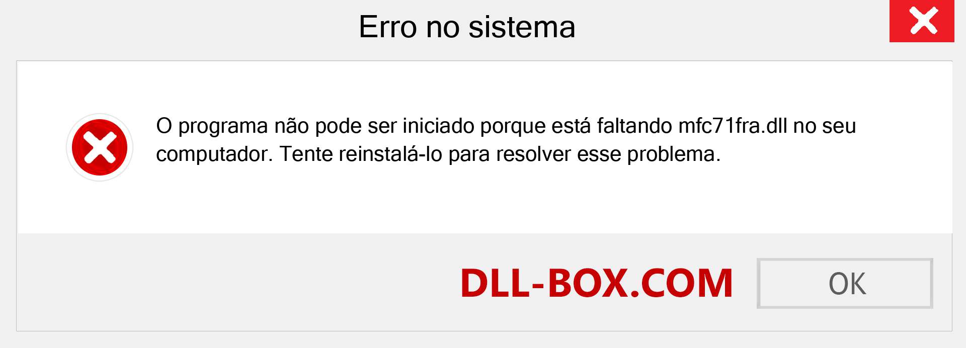 Arquivo mfc71fra.dll ausente ?. Download para Windows 7, 8, 10 - Correção de erro ausente mfc71fra dll no Windows, fotos, imagens