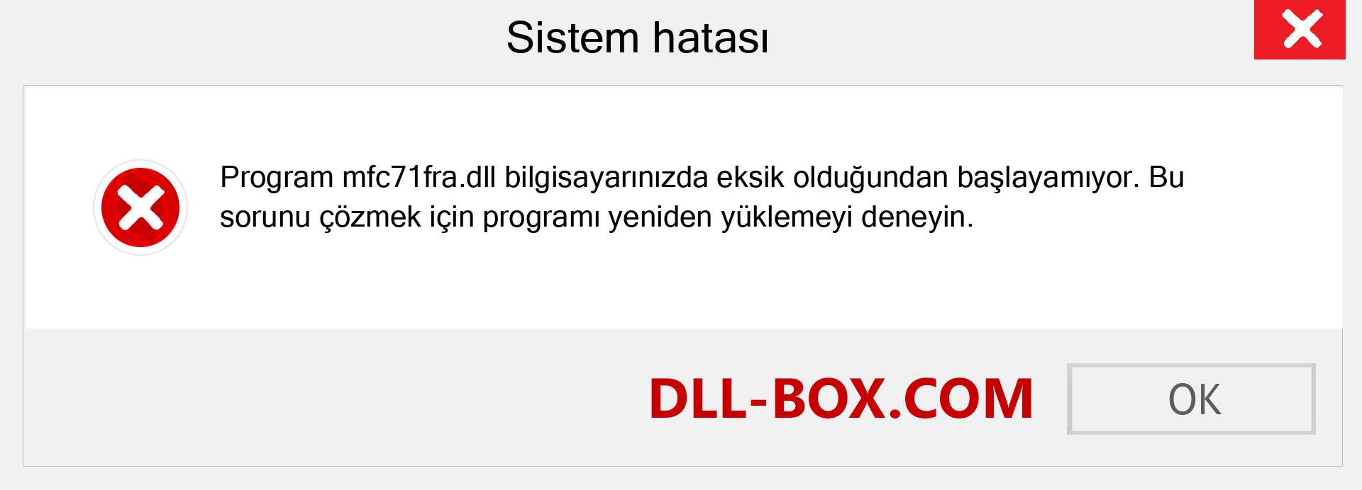 mfc71fra.dll dosyası eksik mi? Windows 7, 8, 10 için İndirin - Windows'ta mfc71fra dll Eksik Hatasını Düzeltin, fotoğraflar, resimler